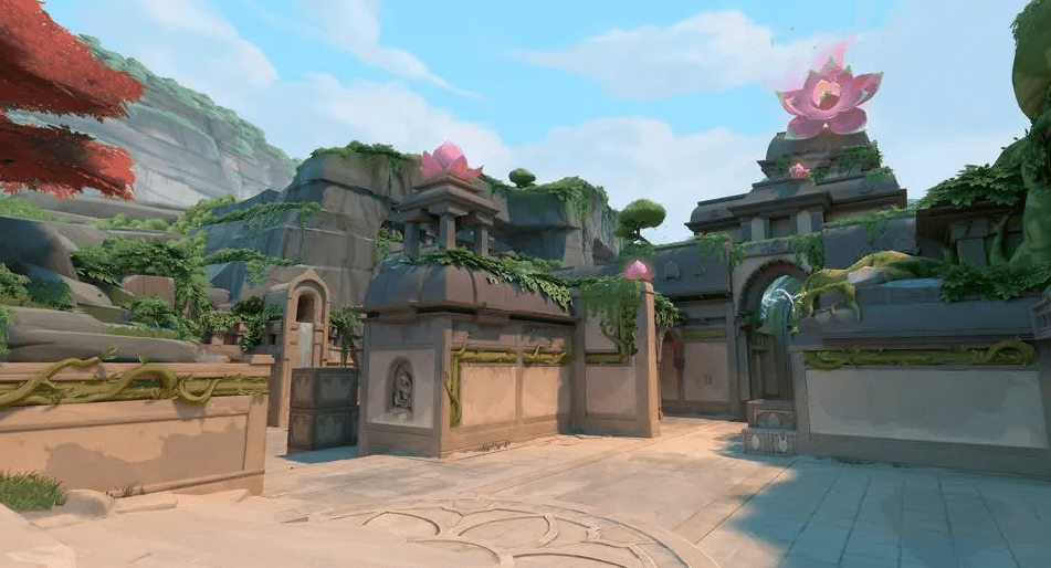 Valorant встречает Minecraft: энтузиаст демонстрирует карту Lotus в культовом мире песочницы