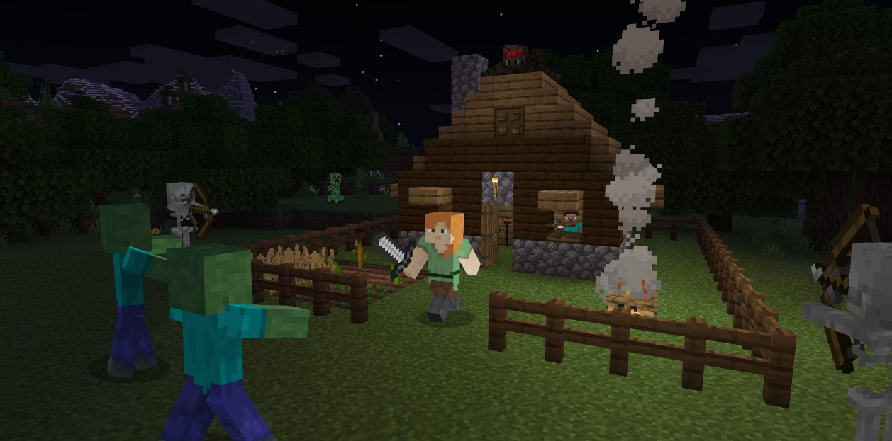 Игрок Minecraft Bedrock Edition предлагает увлекательные улучшения боя на мечах — изображение 2