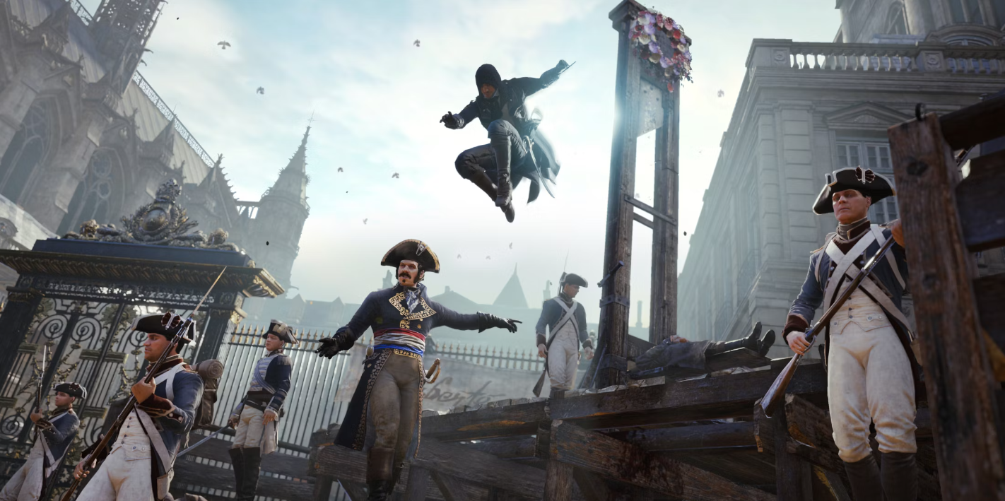 Десятилетнее возрождение: Assassin’s Creed Unity наблюдает неожиданный рост игроков через десятилетие после запуска