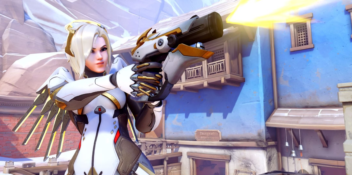 Милосердие преобразилось: концепт скина Overwatch 2 переосмысливает героя как любимого персонажа Nintendo