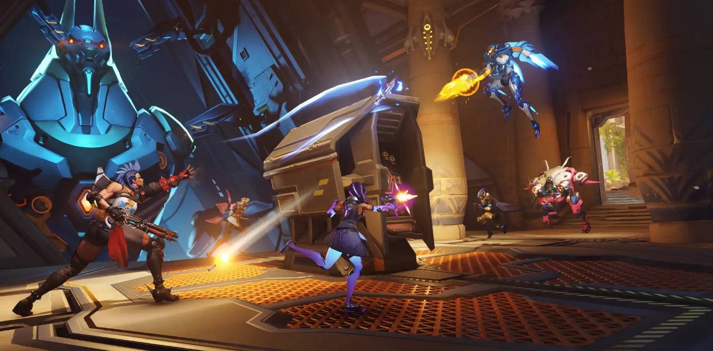 Игроки Overwatch 2 развлекают себя человеческой пирамидой во время сбоя сервера — изображение 3
