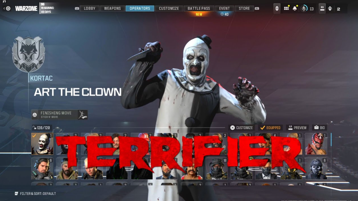 Call of Duty представляет Арта Клоуна из Terrifiern — изображение 2