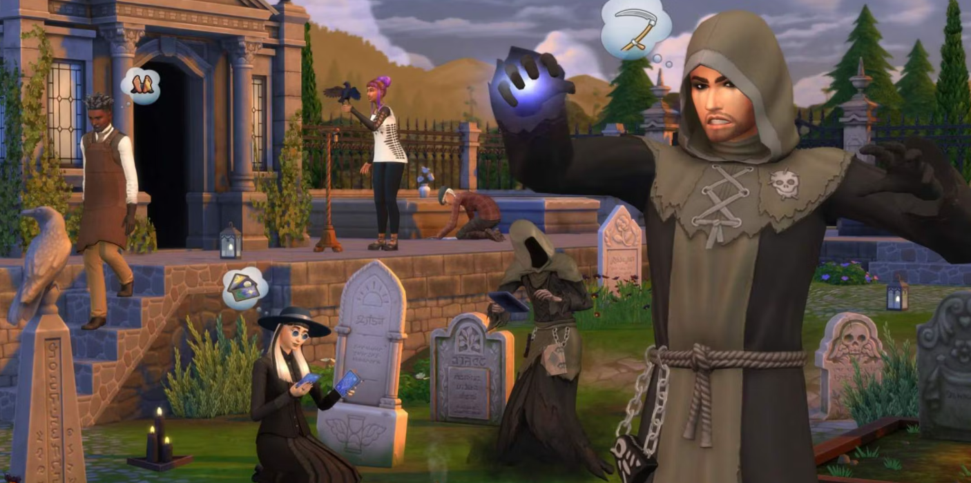 Игрок The Sims 4 представил потрясающую ретро-дань уважения дополнению Life & Death — изображение 2