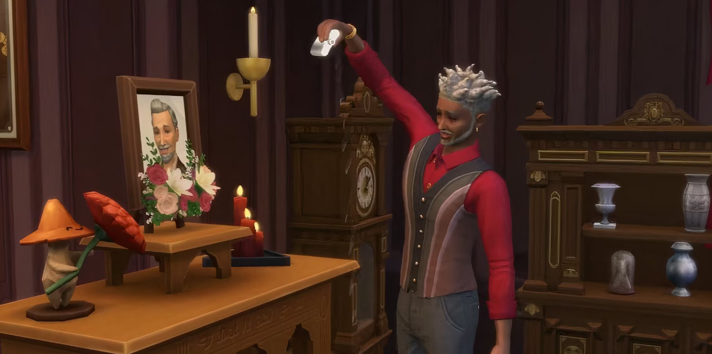 Игрок The Sims 4 представил потрясающую ретро-дань уважения дополнению Life & Death — изображение 3