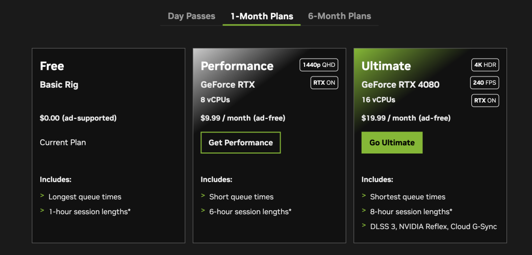 GeForce Now устанавливает ограничения по времени игры — изображение 3