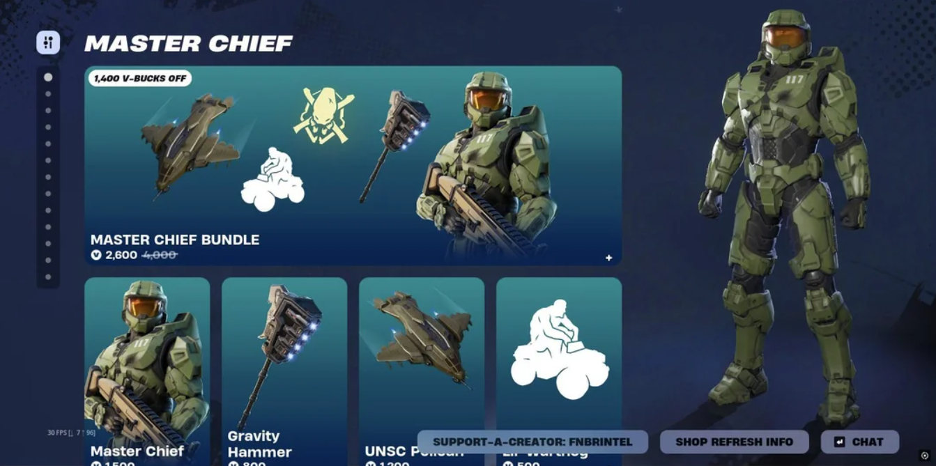 Fortnite обновляет скин Мастера Чифа с захватывающими изменениями — изображение 3