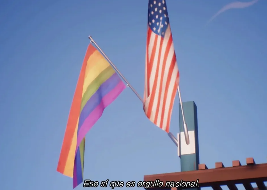 Life is Strange 2 флаг США и ЛГБТ
