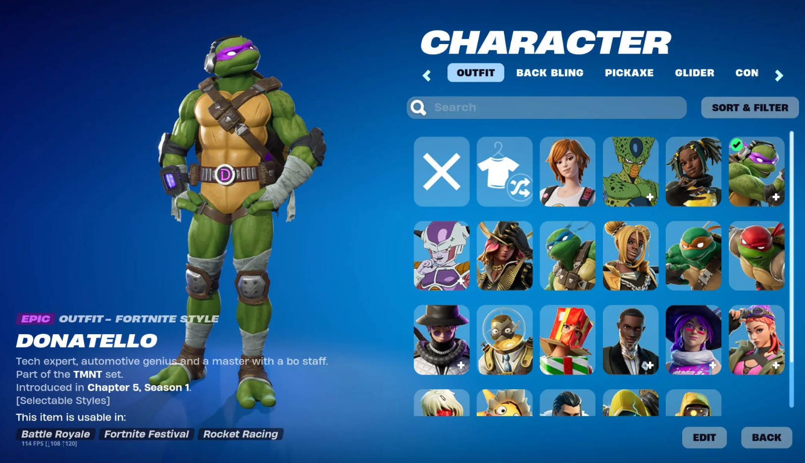 Fortnite и Rocket League могут получить дополнительные косметические средства TMNT — изображение 2