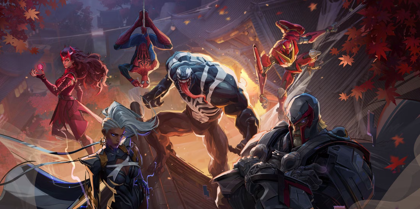 Marvel Rivals раскрывает новые скины для Венома и Плаща и Крюка