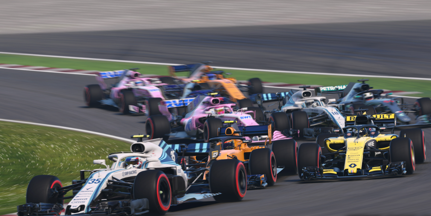F1 2018 game cars