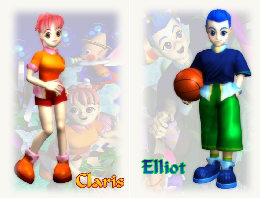 NiGHTS into Dreams Clarice and Eloth