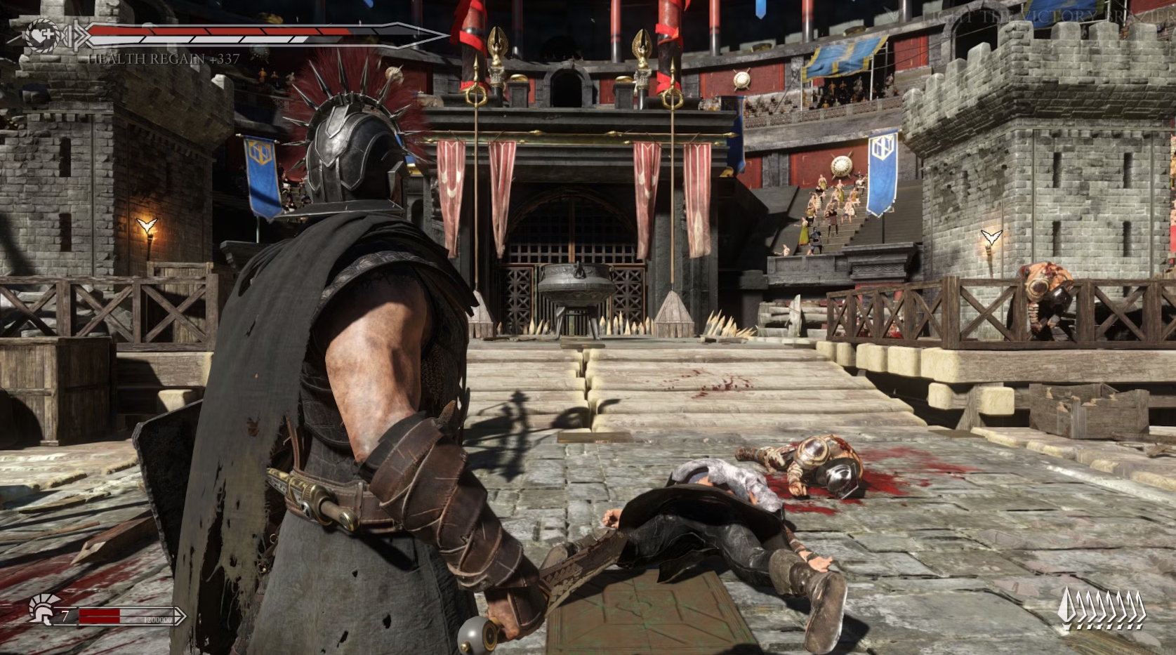 Combat and leveling analysis in Ryse Son of Rome