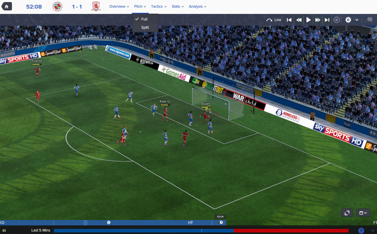 Football Manager 2016 повтор матча