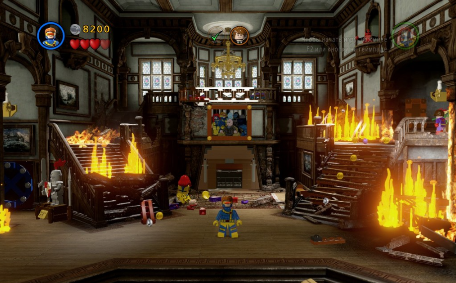 LEGO Marvel Super Heroes пожар в доме