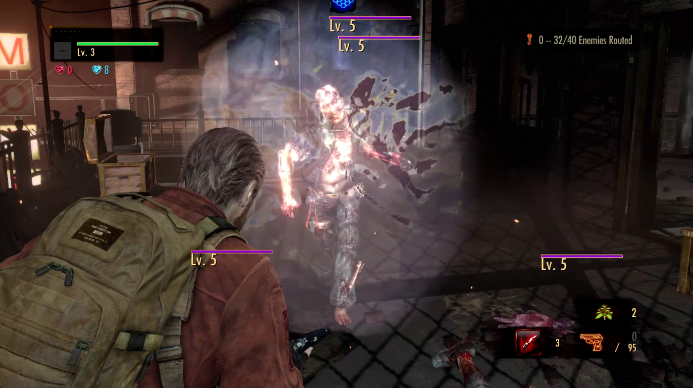 Resident Evil Revelations Skeleton and Hero