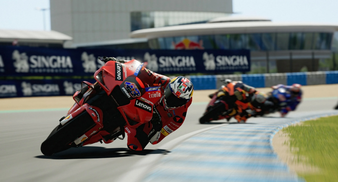 How to beat strong AI in motorcycle racing