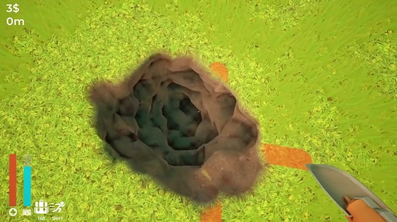 A Game About Digging A Hole — геймплей и особенности