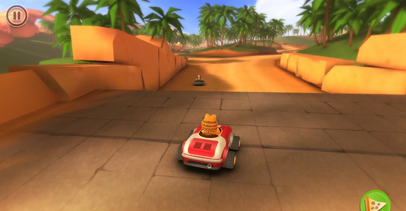 Garfield Kart Gameplay and Difficulty
