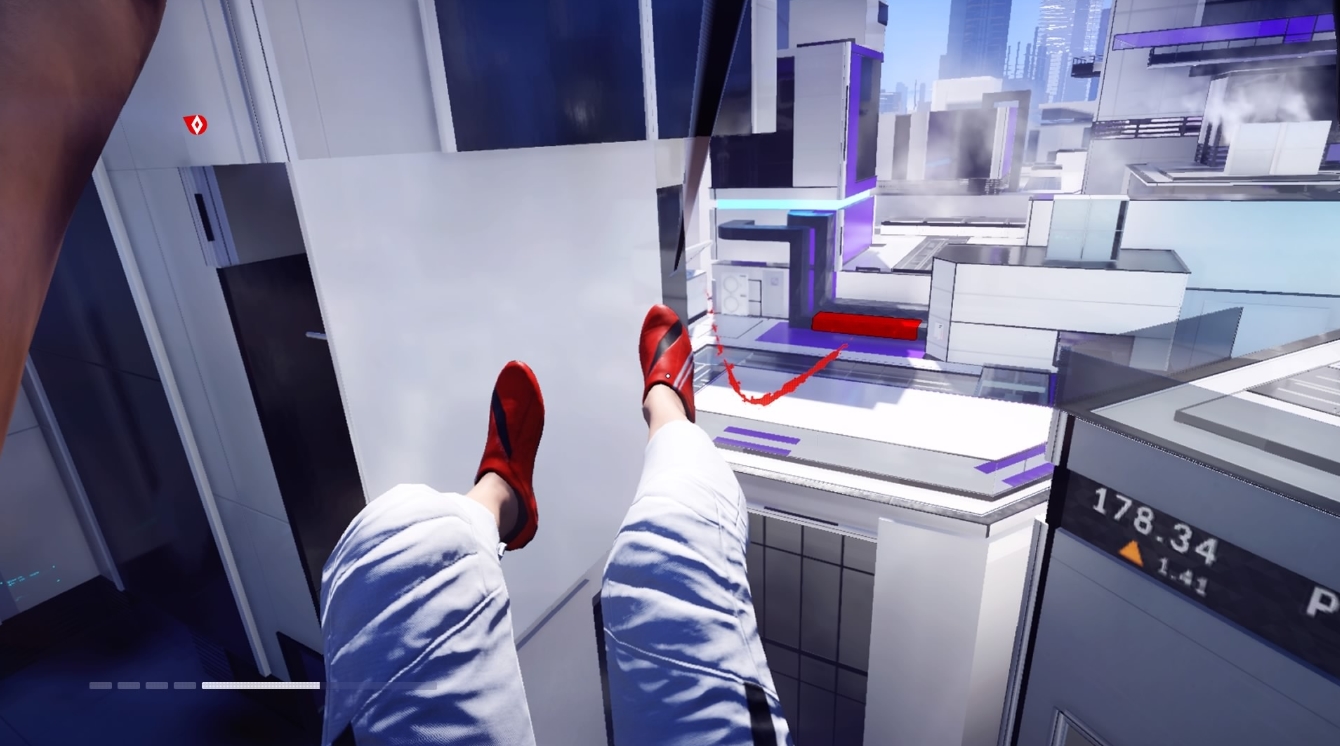 How to control the heroine in Mirror's Edge