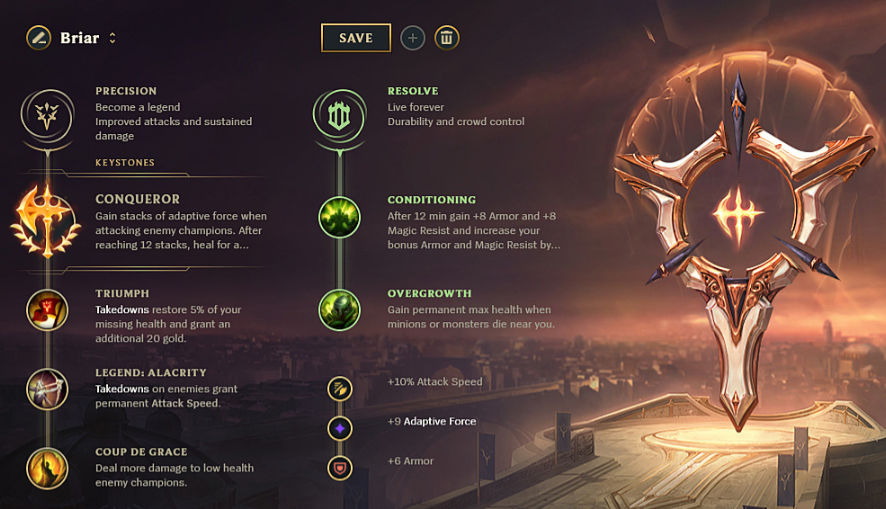 Руководство по Бриару в League of Legends: Построение, Предметы, Руны, С кем его брать — изображение 4