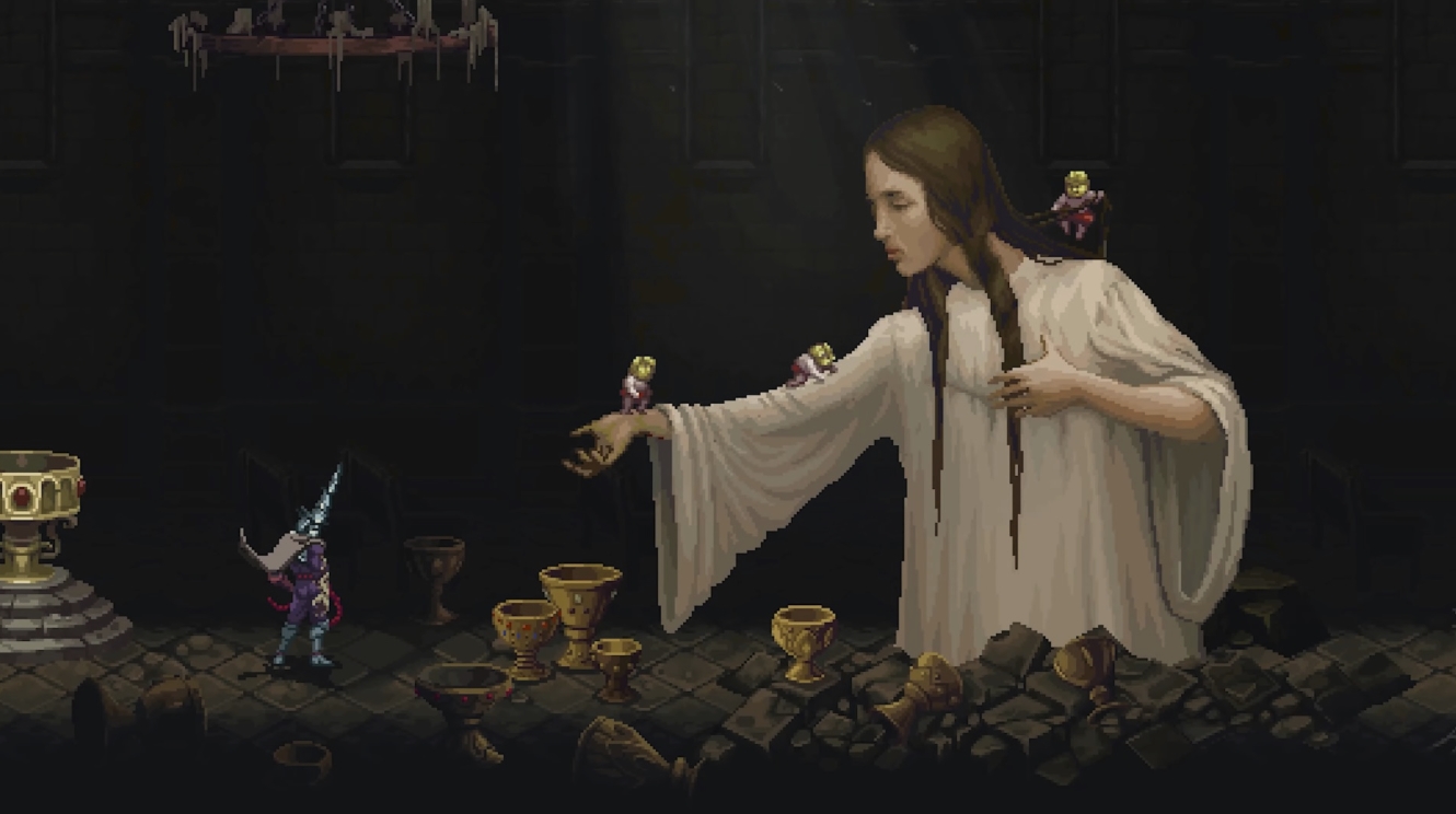 Combat system and hero development in Blasphemous