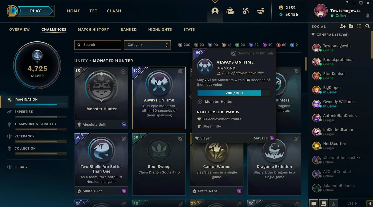 Как разблокировать мильстоуны в LoL
