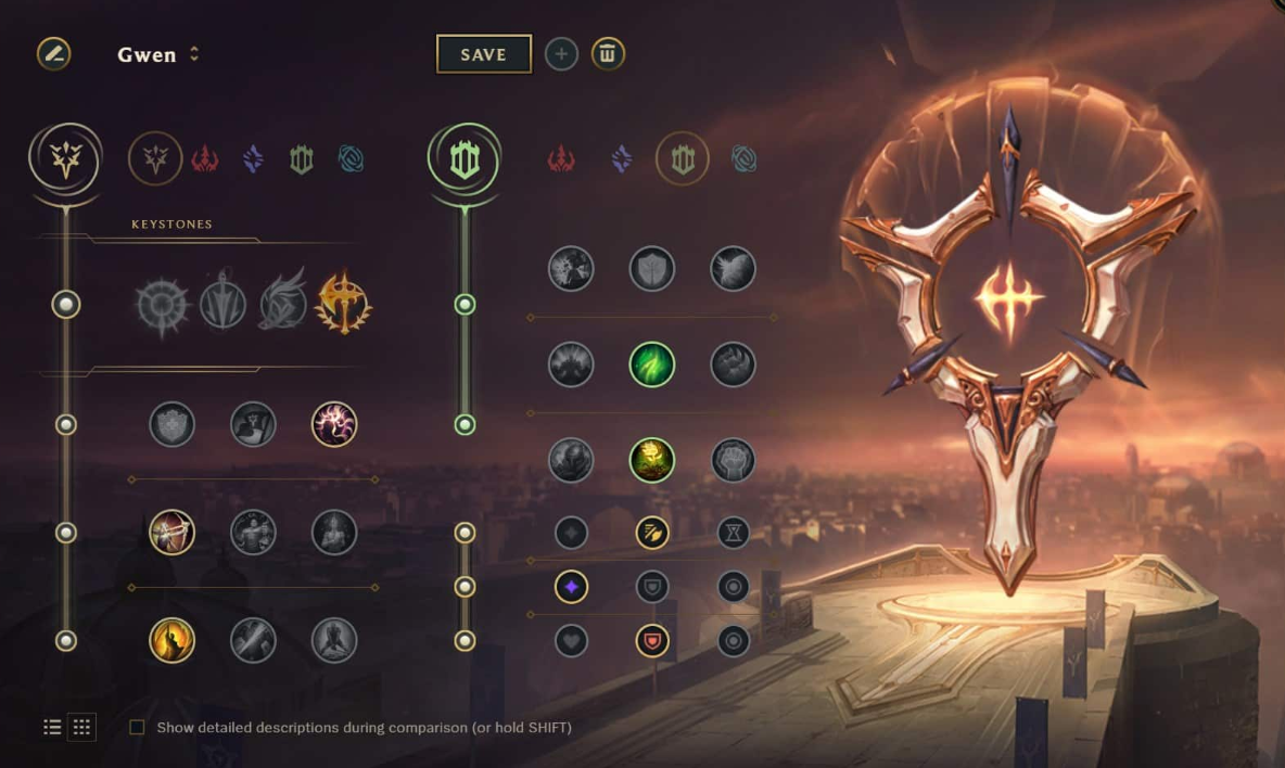Гвен Гайд в League of Legends: Способности, Сборки, Руны, Тактики на Топ и Советы по Победе — изображение 5
