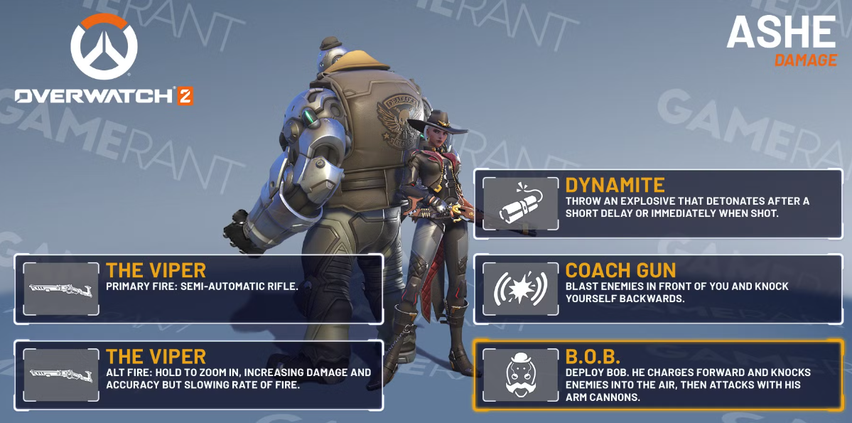 Руководство по Ashe в Overwatch 2: История, Оружие, Способности и Советы — изображение 3