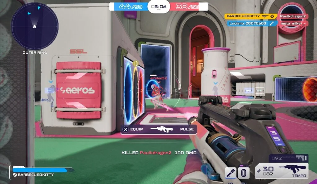 Splitgate: Arena Reloaded – Обзор механик, оружия и новой системы прогрессии — изображение 4
