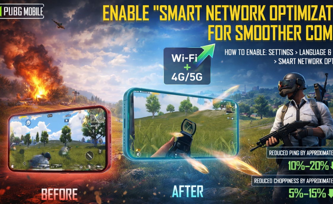 Обновление PUBG Mobile 4.3 — тест Smart Network Optimization: пинг, трафик и совместимость с 5G — изображение 1
