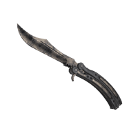 ★ Butterfly Knife | Stained (Well-Worn)