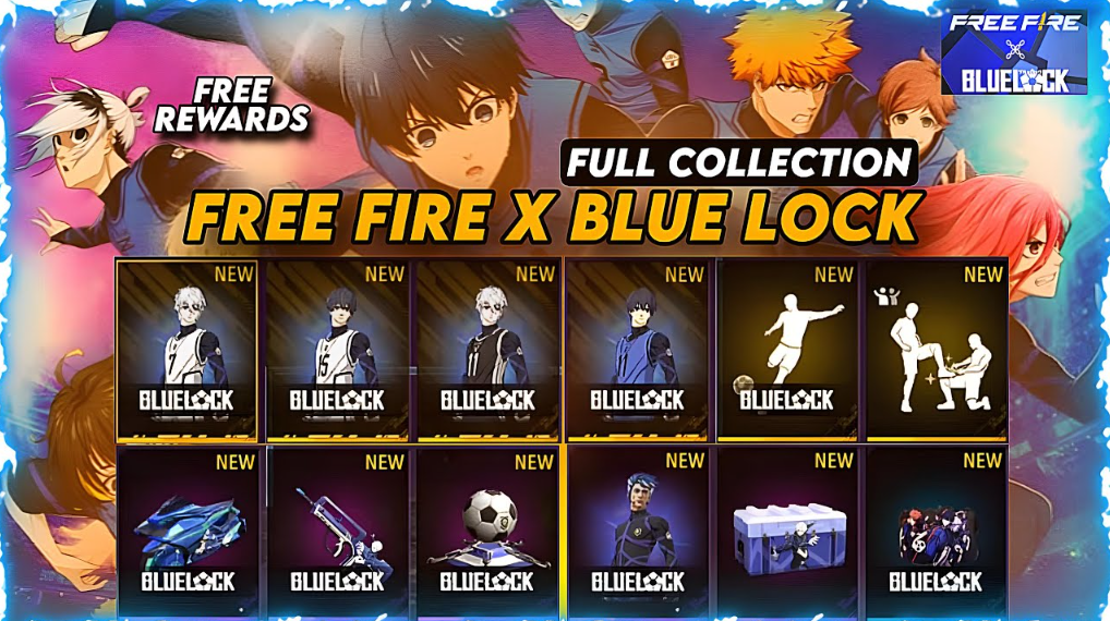 Скины Blue Lock из коллаборации