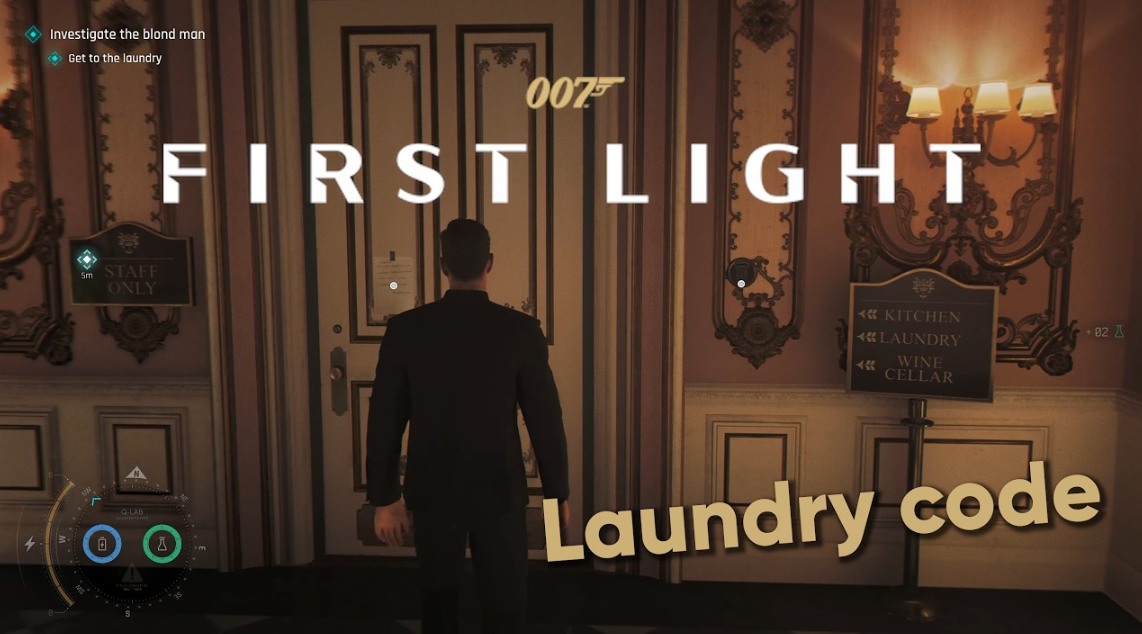 007 First Light: код от прачечной 1805, все маршруты и скрытый сейф — изображение 1