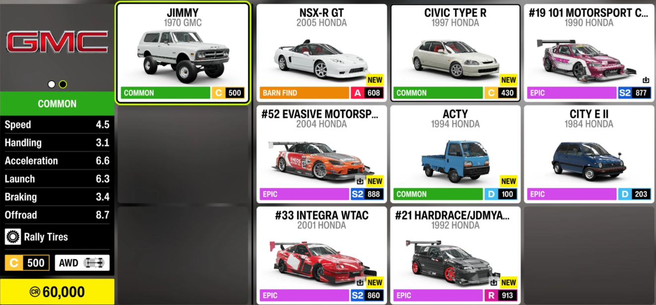 Какой стартовый автомобиль выбрать в Forza Horizon 6: полный гайд по Silvia, Celica и Jimmy — изображение 1