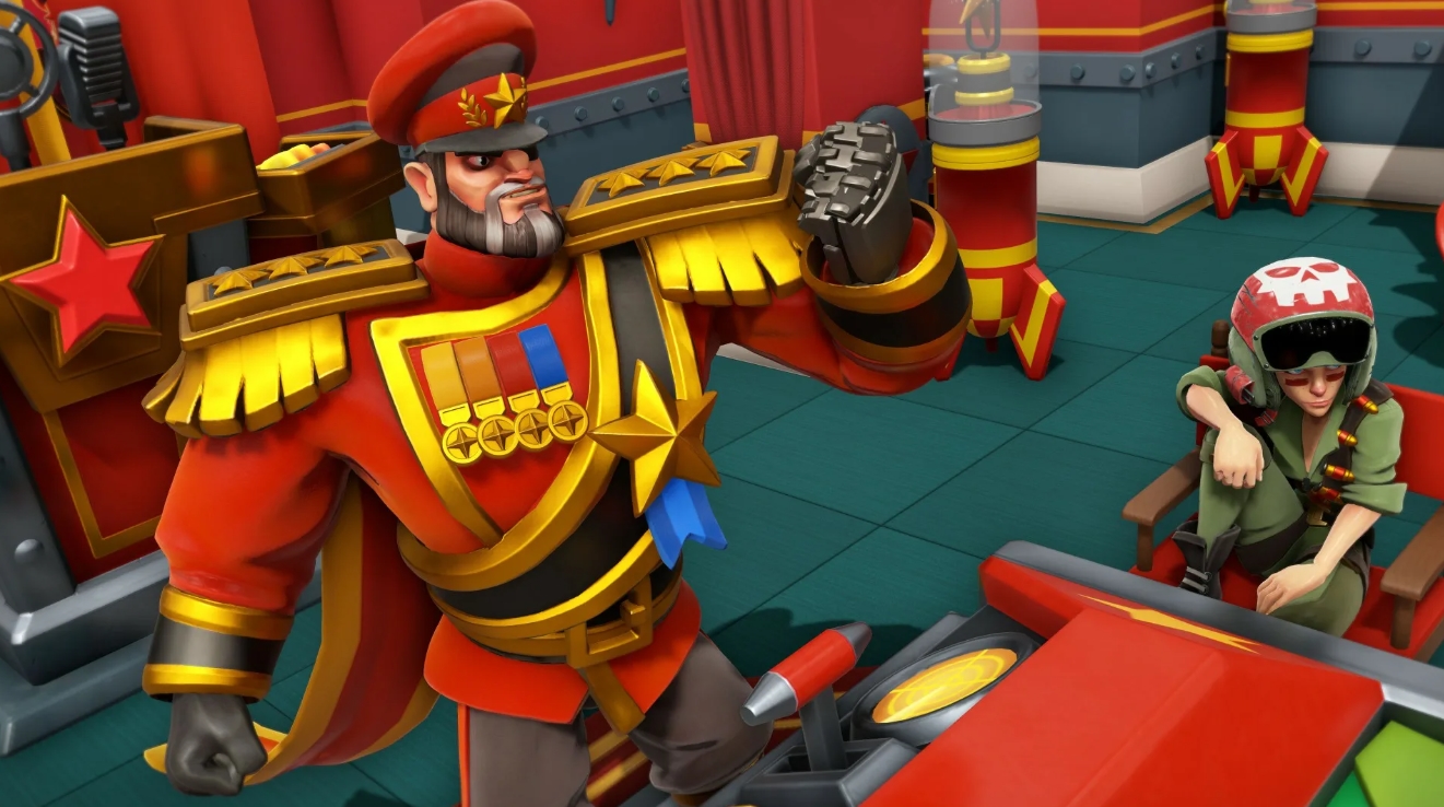 главный злодей внутри убежища в Evil Genius 2
