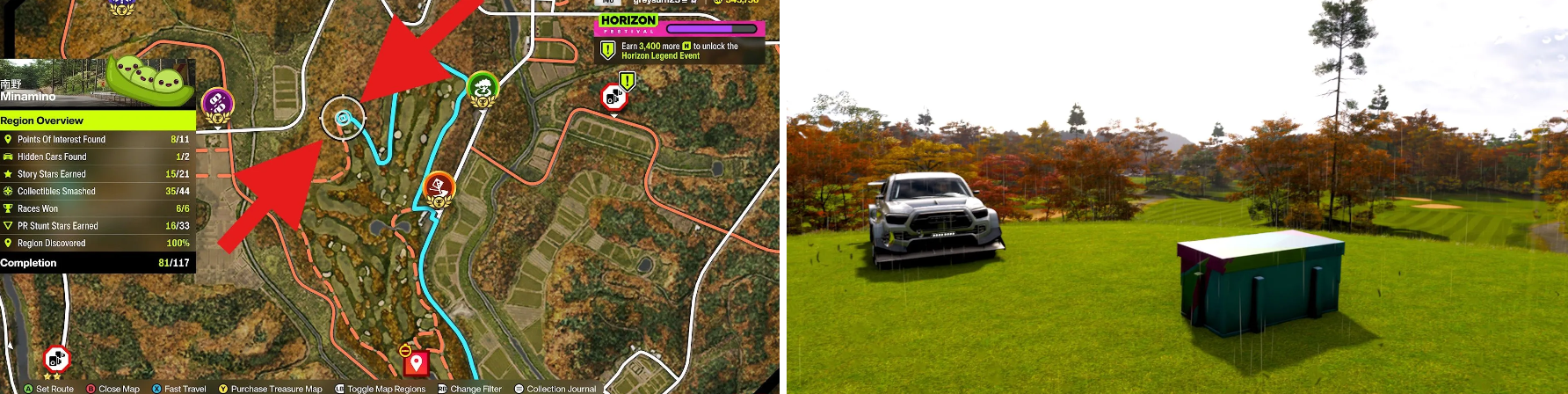 Forza Horizon 6: полный гайд по поиску сокровища в Минамино — точное место — изображение 2