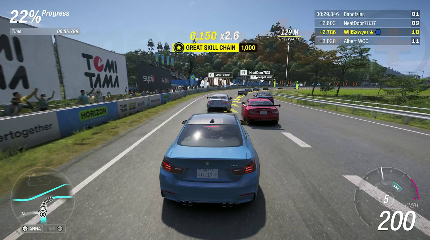 Техника прохождения поворотов в Forza Horizon