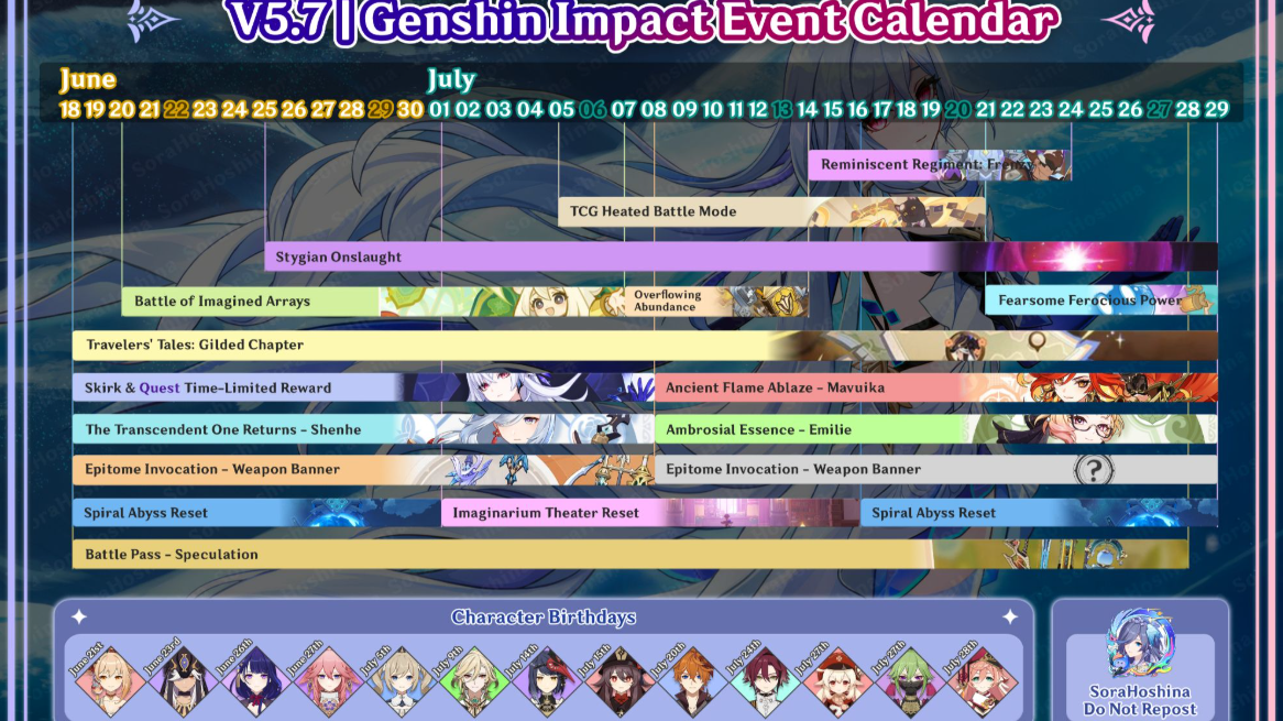 Genshin Impact: обновление Luna VII выйдет 20 мая — промокоды, персонажи и расписание баннеров — изображение 3