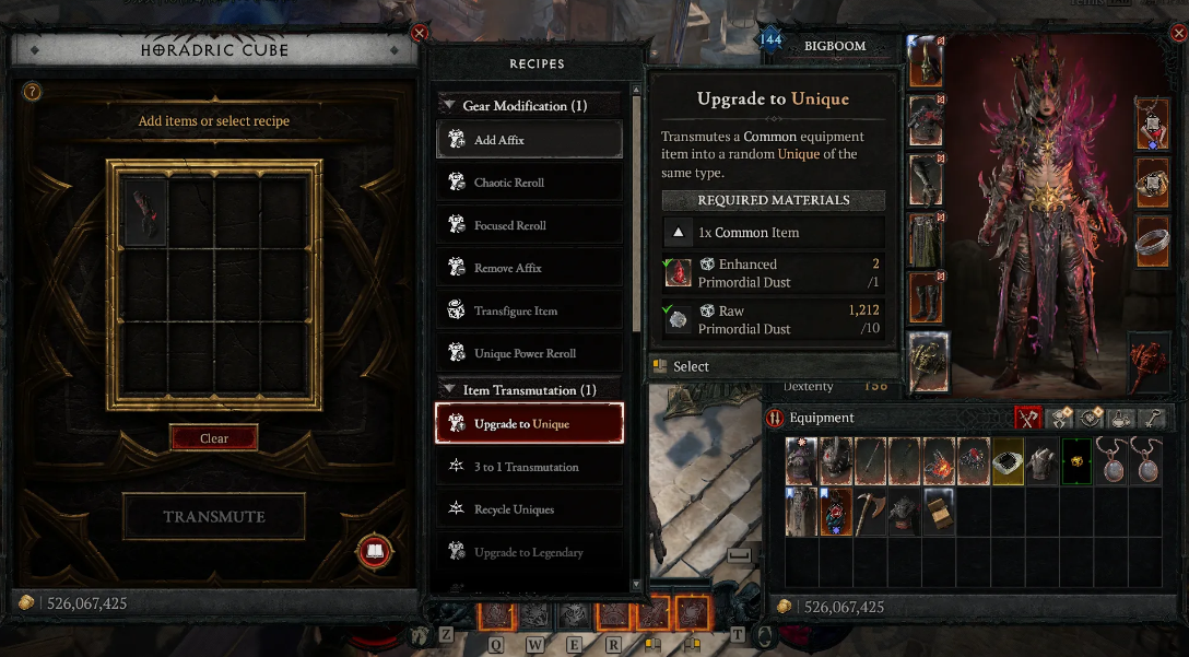 Где найти Перчатки Крушителя миров в Diablo 4: фарм у Грегуара, крафт в Кубе и улучшение предметов — изображение 5