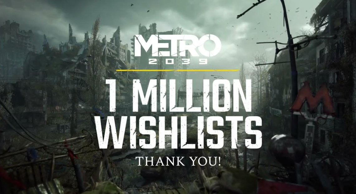 Metro 2039 — миллион желающих за 15 дней. Рекорд, который разделили с Assassin’s Creed — изображение 1