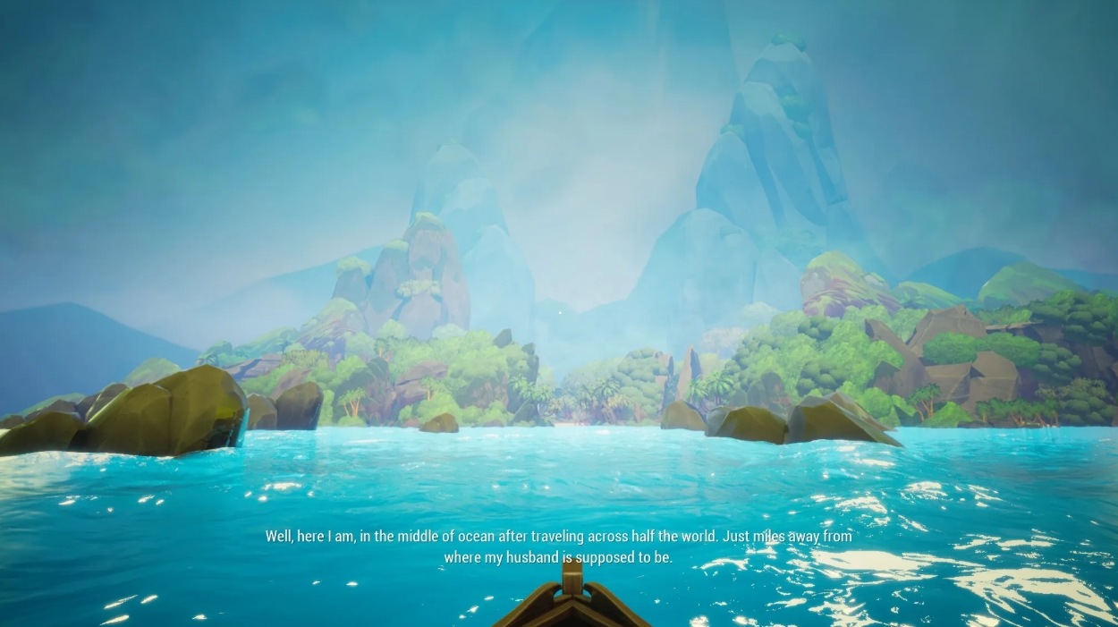 Прибытие Норы на остров в Call of the Sea — исследование океана и загадочного мира в приключенческой игре