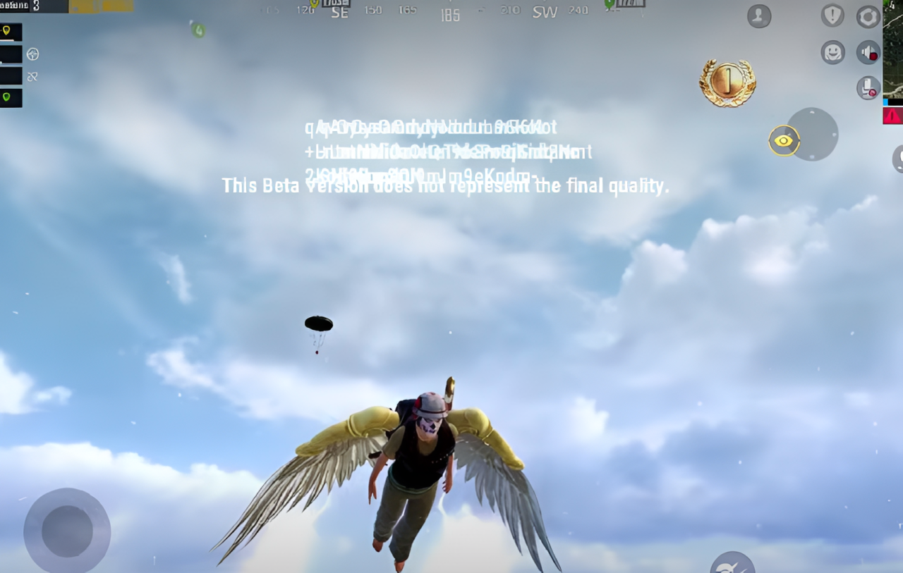 PUBG летающие крылья