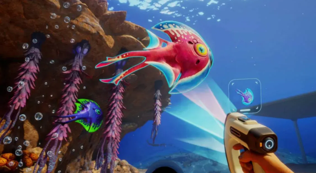 Игровой процесс со сканером в Subnautica 2