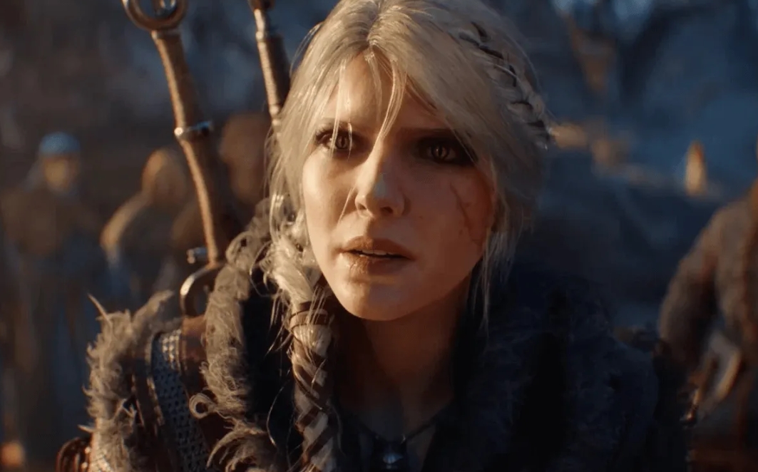 крупный план Цири в трейлере The Witcher 4