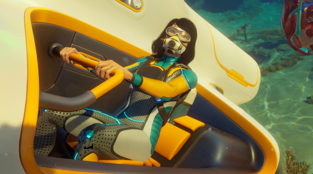 игрок в Subnautica 2 управляет подводным транспортом — новые механики выживания и кооперативное исследование океана