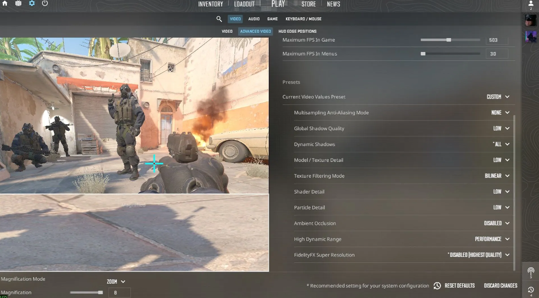 CS2: полный гайд по настройкам видео, звука и сети для максимального FPS и победы — изображение 3