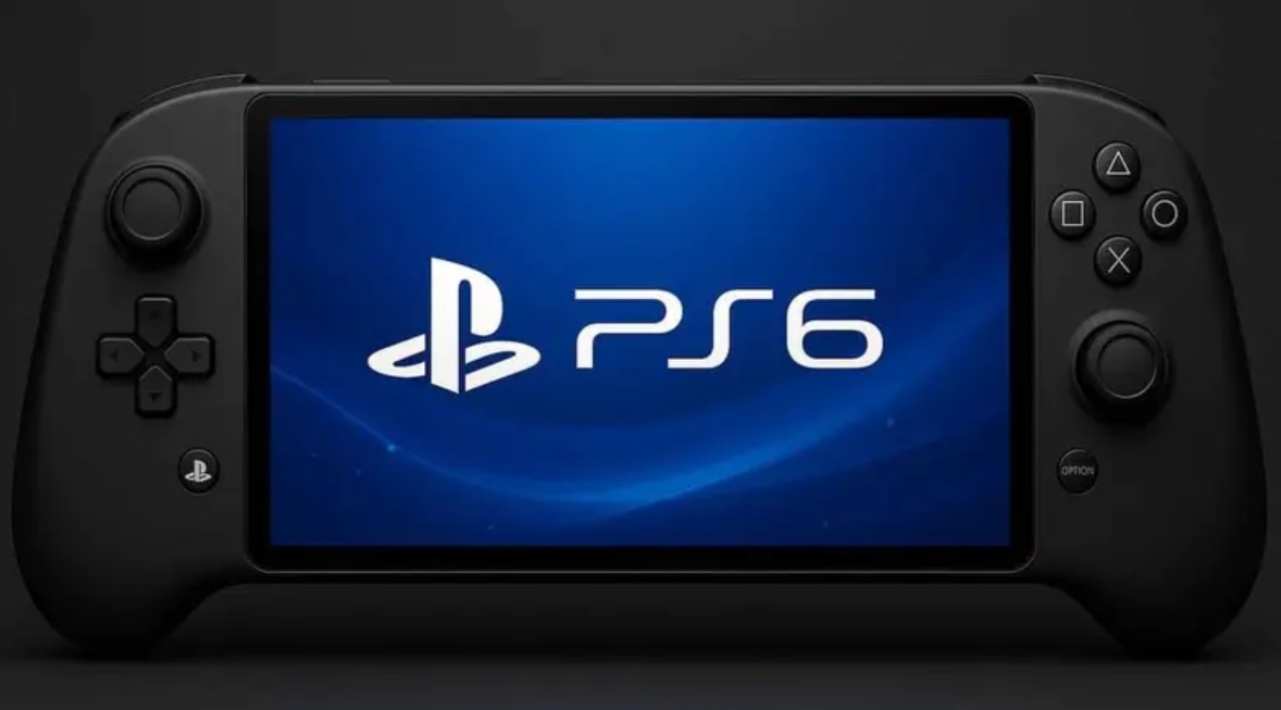 Концепт портативной PlayStation 6 с большим встроенным экраном на фоне слухов о новой игровой консоли Sony