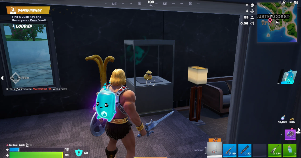 Подозрительный утиный ключ в Fortnite: где найти утку и как открыть секретное хранилище — изображение 4