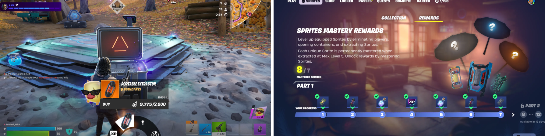 Портативный экстрактор для Fortnite