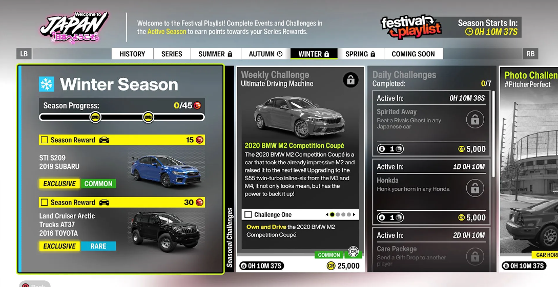 Forza Horizon 6: полный гайд по зимнему сезону — награды, испытания и быстрый фарм — изображение 3